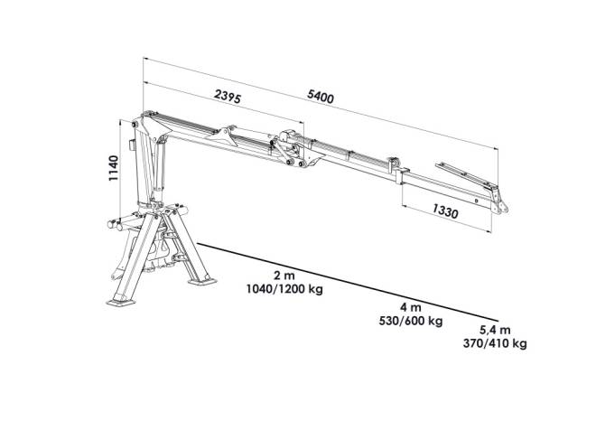 Hydraulick ruka PALMS 2,54 obr.2